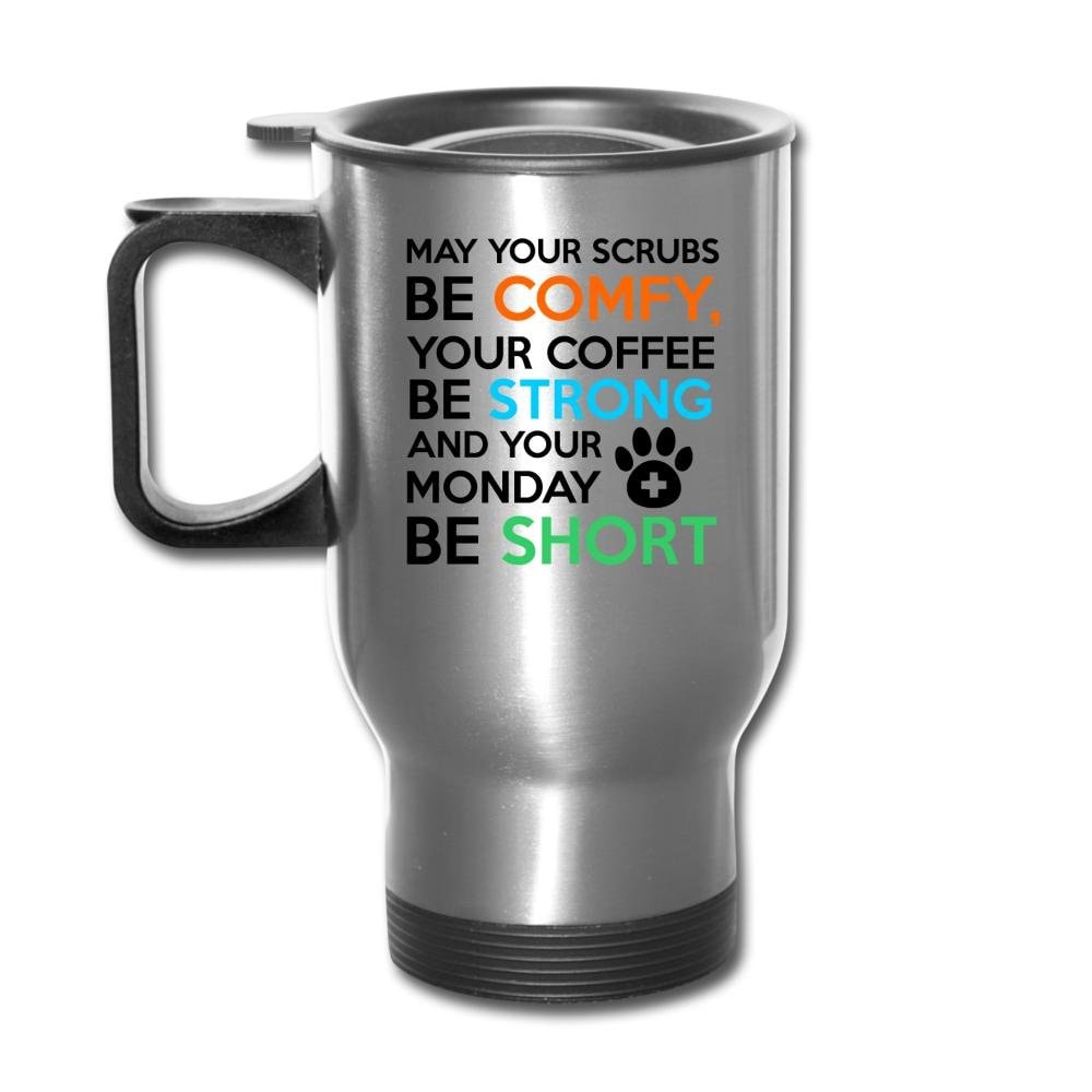 Veterinary Monday Prayer 14oz Stainless Steel Travel Mug