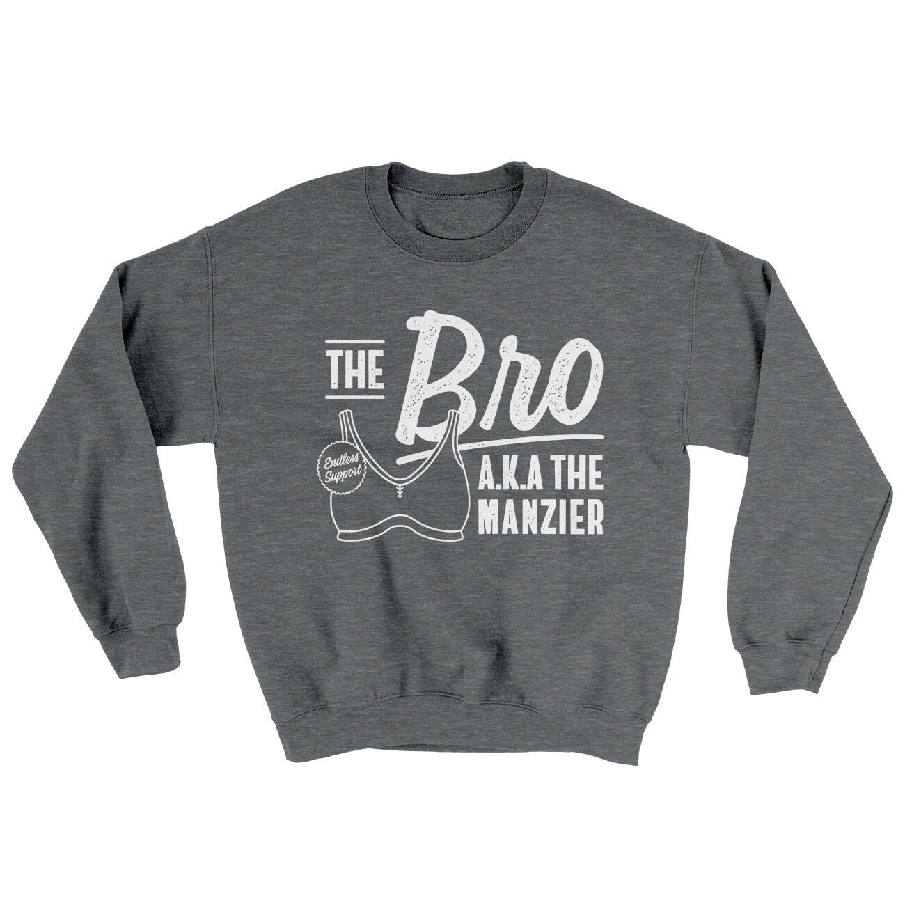 The Bro Aka Manzier Ugly Sweater - Men's Crewneck Sweatshirt